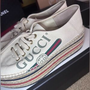 Gucci platform espadrilles